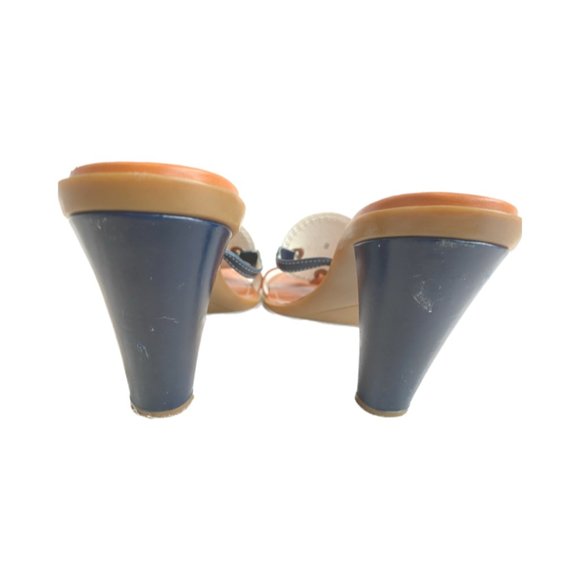 Tod's Color Block Leather Mule Sandal - Picture 3 of 6